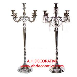 Wholesale Price Wedding <b>Gold</b> Metal Candle Holder 5 Arms Low Price Handmade <b>Candelabra</b> For Wedding Event Decoration - Product Image 3
