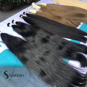 100% Virgen sin mezcla donante a granel y de la trama de la máquina del vietnamita extensión del cabello humano - Product Image 5