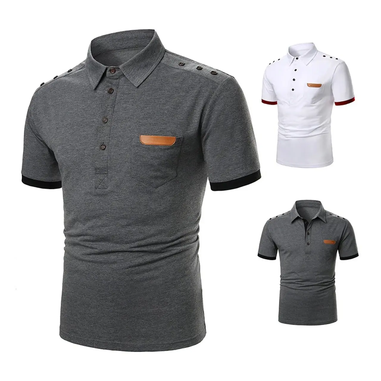 مصنع صنع بالجملة رخيصة الثمن قمصان بولو 2022 شعار مخصص الرجال تسامي عالية الصف بولو T قميص للبيع