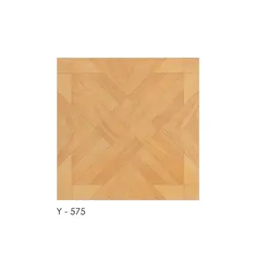 橙色防滑木质效果抛光陶瓷地砖40x40cm厘米