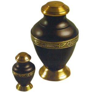 โกศที่ระลึกงานศพผู้ใหญ่ที่ทันสมัยโกศสำหรับเถ้ามนุษย์-สนธยาขนาดใหญ่ Pewter - Product Image 1