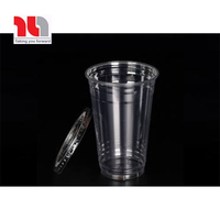 Vietnam Leverancier Wegwerp Transparante Pet Plastic Bekers Met Deksel Sap Beker Drank Glas