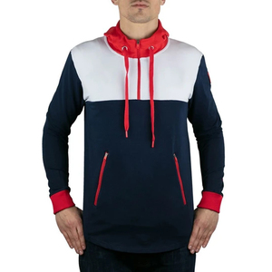เสื้อฮู้ดสไตล์นักแข่งสีแดงแบบกำหนดเองสำหรับผู้ชาย - Product Image 1