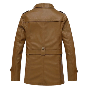 Blouson en cuir Pu homme, de qualité supérieure, à la mode, pour vélo - Product Image 2