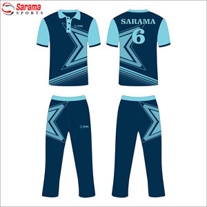 ชุดกีฬาคริกเก็ตแบบแห้งเร็ว รุ่น 001 ของทีมมาเลเซีย ยี่ห้อ Sarama Sports สำหรับผู้ชาย พิมพ์ลายแบบ Sublimation - Product Image 5