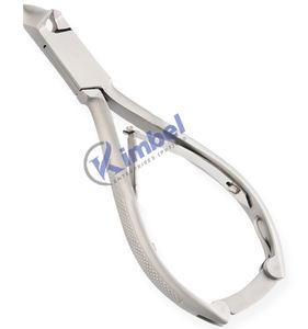 Coupe-ongles professionnel à Double action en acier inoxydable robuste pédicure gestion des cuticules outil de podologie finition satinée large - Product Image 3