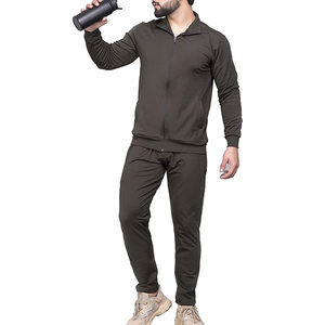 Wholesale gym fitness wear <b>zip</b> <b>up</b> <b>hoodie</b> and Joggers Outdoors custom mens Training Tracksuits - Product Image 1