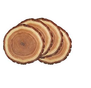 Assiette de service en bois d'acacia, vaisselle personnalisée, 1 pièce, meilleure vente, assiettes de service en bois d'acacia - Product Image 6