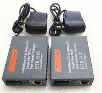 Youtube-convertidor multimedia FTTH Switch, 10M, 100M, modo único, dúplex, fibra óptica a RJ45, convertidor multimedia, chasis