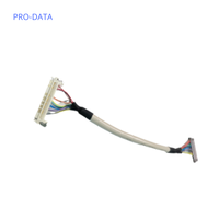 Kabel Lvds Kustom 20 30 40 Pin Konektor LVDS untuk Peralatan Medis Panel Tampilan