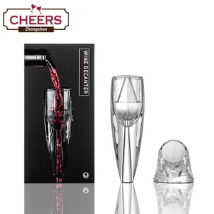Aireador de vino acrílico transparente, decantador rápido Premium para amantes del vino, con bolsa de viaje de regalo, edición fabricante - Product Image 4