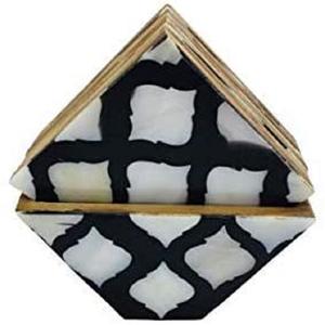 Posavasos de té con incrustaciones de madreperla Premium para servir bebidas elegantes y protección de mesa disponibles al mejor precio - Product Image 5