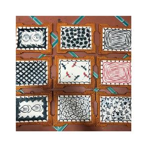 Wicker Rattan <b>coaster</b> with <b>Ceramic</b> From Vietnam Cheap Price - Product Image 1