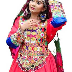 Banjara-vestido tradicional de fiesta de Kochi de AJM, vestido étnico vintage, bohemio, Kuchi, paquistaní - Product Image 1