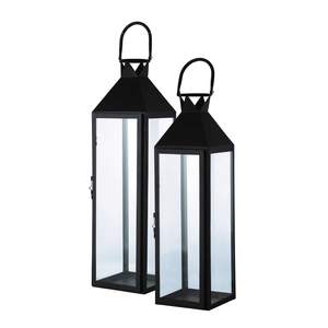 Vente en gros de lanternes à usage quotidien personnalisées lanternes en métal noir antique lampes à bougie et lanternes en métal noir - Product Image 4