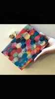 Tas Tangan Wanita Mewah Berbahan Resin, Desain Bunga Cinta, Detail Elegan Berlian, Tahan Air, Seni India Eksotis, Buatan Tangan