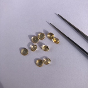 5mm pierre de citrine naturelle à facettes coupe ronde pierres précieuses semi-précieuses en vrac prix de gros boutique fabrication en ligne du fournisseur - Product Image 2