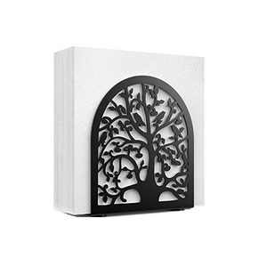 Porte-serviettes en métal noir pour accessoires de table, couleur noire, au meilleur prix - Product Image 5
