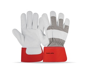 ถุงมือหนังสำหรับงานหนัก ถุงมือทำงานอุตสาหกรรม ถุงมือนิรภัยทนทานสำหรับคนงานก่อสร้าง - Product Image 4