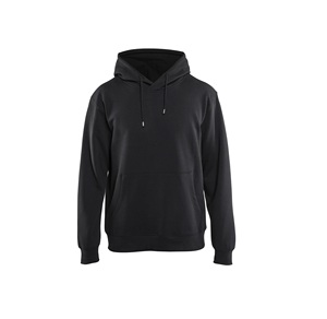 Sweat à capuche pour homme en coton 100% avec impression personnalisée, doublure polaire, deux poches avant et logo personnalisé - Product Image 2