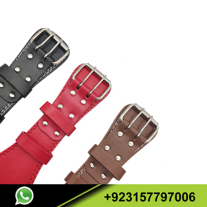 เข็มขัดยกน้ำหนักปรับได้,เข็มขัดหนังรองรับหลังยกน้ำหนัก - Product Image 3