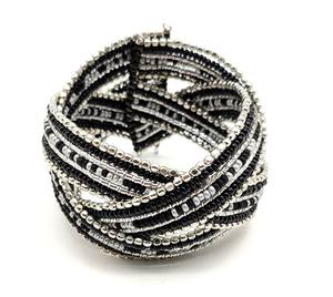 Brazalete abierto apilable con lentejuelas y flechas en capas de oro hecho a mano para mujer, brazalete con cuentas, joyería Bohemia, conjunto de pulsera para mujer, india - Product Image 3