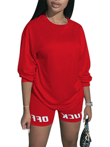Longline — ensemble deux pièces pour femmes, t-shirt à manches longues, vêtements de fitness, design personnalisé - Product Image 4