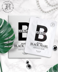 Paquete de ampolla de ácido hialurónico y Perla Negra Marina ROOICELL de cosméticos de Corea 10ea * 25ml Cuidado de la belleza del hogar - Product Image 4