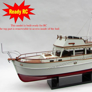 Bateau à moteur en bois GRAND BANKS 32 TRAWLER_ Modèle artisanal en bois - Product Image 1