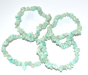 Amazonita fichas pulseras para la curación - Product Image 1