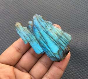 คอลเลกชั่นหินอัญมณีดิบจากสวนคริสตัลเคลือบแร่ลาบราดอไรต์ธรรมชาติไม่เหมือนใคร - Product Image 4