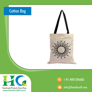 High Quality Cotton Calico Tote Bag | Silk Screen Printed Custom Logo Bag | Eco-Friendly Reusable Shopping Bag, Durable Cotton - Product Image 3