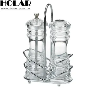 [Holar] Taiwan Fatto di Salt shaker e Pepe mulino Set con il Basamento Serie