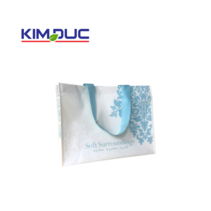 120 GSM respetuoso con el medio ambiente polipropileno reciclado no tejido bolsa de compras reutilizable laminado no tejido bolsa promocional - Product Image 1