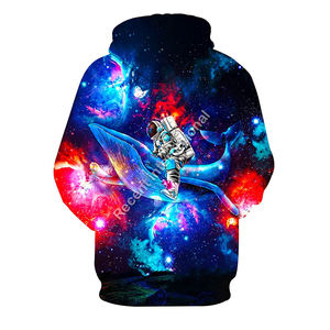 Sweat à capuche personnalisé en polyester/coton, style hiver unique, sublimation d'équipe, respirant, séchage rapide - Product Image 2