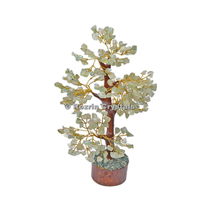 Top Exporter Green Aventurine Trunk Golden wire 300 <b>chips</b> <b>Crystal</b> Tree - Product Image 1