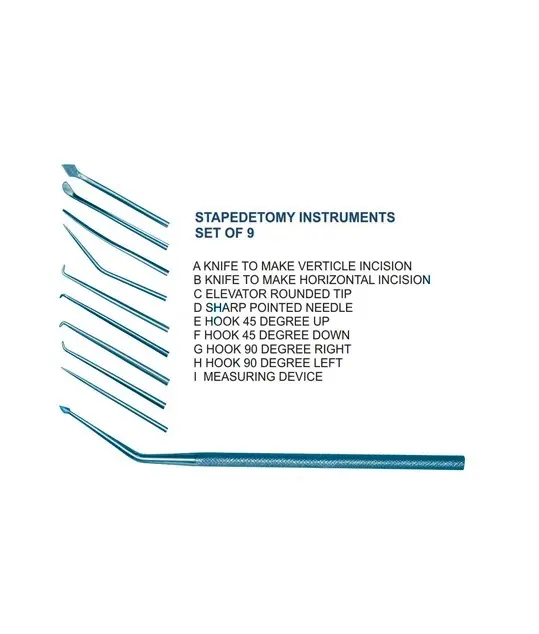 Stapedectomy Set ENT Stapedectomy Surgery Set high quality stainless steel instruments medical instruments