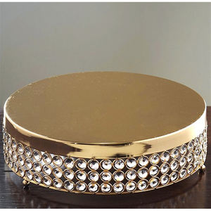 Vintage Metal Cake Postre Display Metal Cake Stand Venta al por mayor Cake Cutting Stand By Indian Metal World - Product Image 2