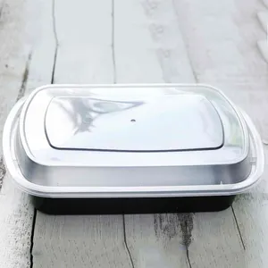 Contenedores de plástico para alimentos ligeros y fáciles de limpiar de buena calidad para almacenamiento - Product Image 1