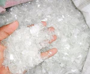 Escamas de plástico para botella de Mascota, escamas lavadas en caliente/ALU/transparente, recicladas - Product Image 3