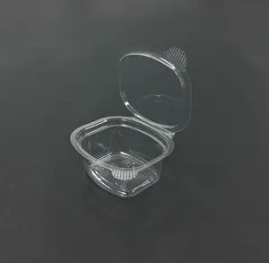 1盎司APET透明塑料小容器一次性酱汁容器
