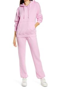 Sudadera con capucha para mujer, de algodón, ligera y cómoda, de Color sólido - Product Image 6