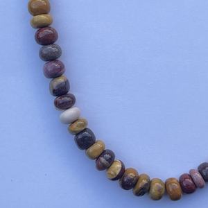 6mm 8mm 10mm Natural Mookaite Stone Smooth Rondelle Gemstone Beads Strands Collar Trending Jewelry Alibaba Mayorista en línea - Product Image 3