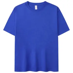 면 비스코스 헤비 웨이트 맞춤형 크기 및 색상 빈 바디 컬러 반소매 O 넥 남여 공용 T 셔츠