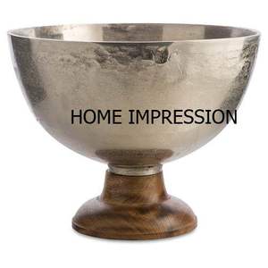 ชามโลหะเคลือบเงาสำหรับใช้ในบ้านชามสำหรับตกแต่งโต๊ะดีไซน์แฟนซีชามโลหะสีแบบโบราณทรงลึก - Product Image 1