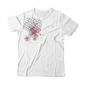 T-shirt à manches courtes pour hommes, couleur unie, fabriqué sur mesure avec du polyester et du coton, impression par sublimation pour dessins et logos - Product Image 1