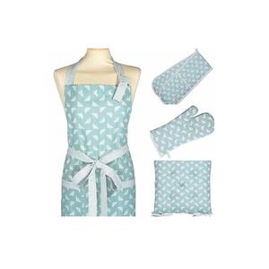 ผ้ากันเปื้อนผ้าฝ้ายออร์แกนิคสำหรับร้านอาหารผ้ากันเปื้อนสำหรับทำอาหารในครัวลายการ์ตูนกระต่าย100% ขนาดพกพาได้รับการรับรอง - Product Image 6