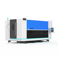 Machine de découpe Laser CNC en Fiber, coupe Laser aux normes européennes et américaines avec Table unique pour couper le feuille de métal, livraison gratuite, SF1530G