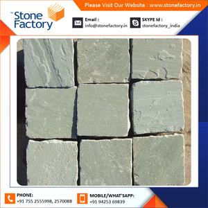 Wholesale Price Kandla Grey <b>Sandstone</b> Cobbles Natural Surface Finish Tile Outdoor Exterior Manufactured Discounted Price - Product Image 4