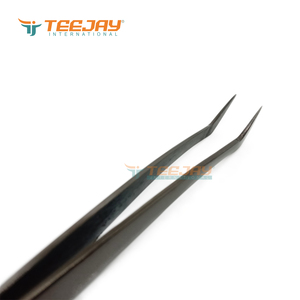 TEEJAY Plasma Black Seagull Russian Volume & Isolation Anti-Static Durable Stainless Steel Eyelash Tweezer with Simple Grip - Product Image 5